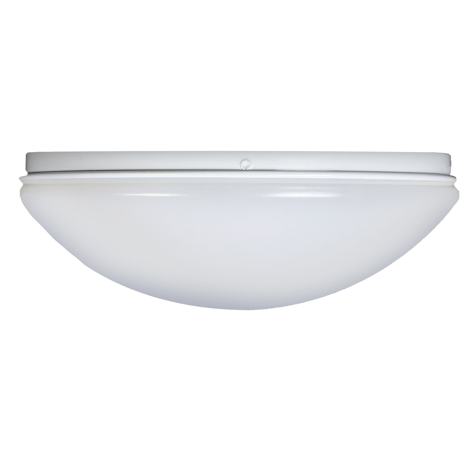 EnviroLite LED 10.75 inch White Puff Flush Mount Ceiling Light