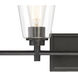 Westin 4 Light 31 inch Matte Black Bath Bar Wall Light