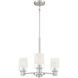 Cedar Lane 3 Light 20 inch Brushed Nickel Chandelier Ceiling Light
