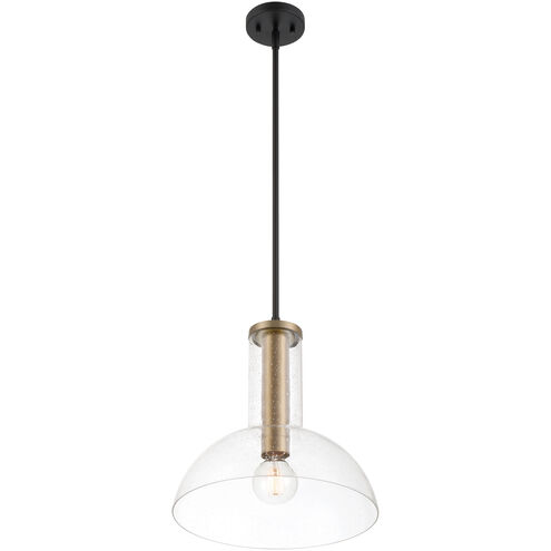Nova 1 Light 14 inch Matte Black Pendant Ceiling Light