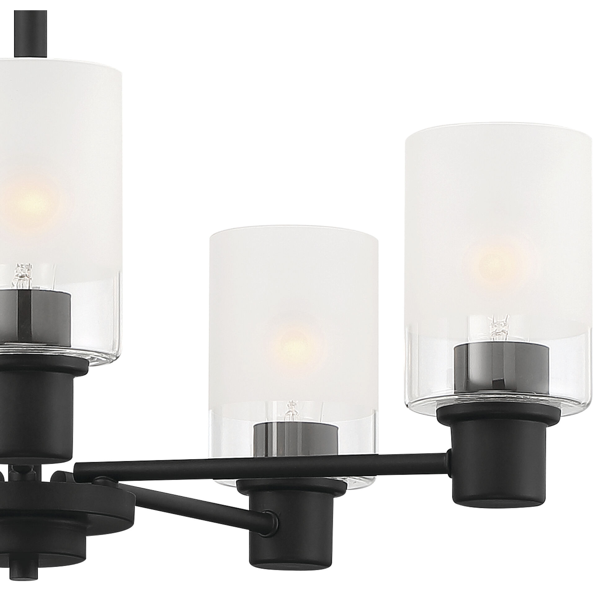 Cedar Lane 5 Light 25 inch Matte Black Chandelier Ceiling Light