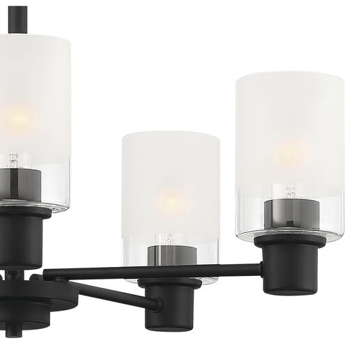 Cedar Lane 5 Light 25 inch Matte Black Chandelier Ceiling Light
