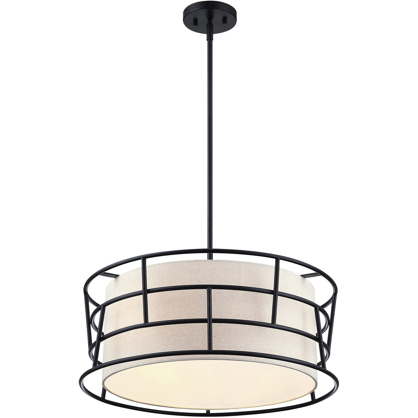 Aria Falls LED 22 inch Matte Black Pendant Ceiling Light