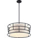 Aria Falls LED 22 inch Matte Black Pendant Ceiling Light