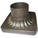 Cast 1 Light 6 inch Oil Rubbed Bronze Outdoor Pier Mount