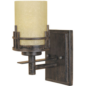 Mission Ridge 1 Light 5 inch Warm Mahogany Wall Sconce Wall Light
