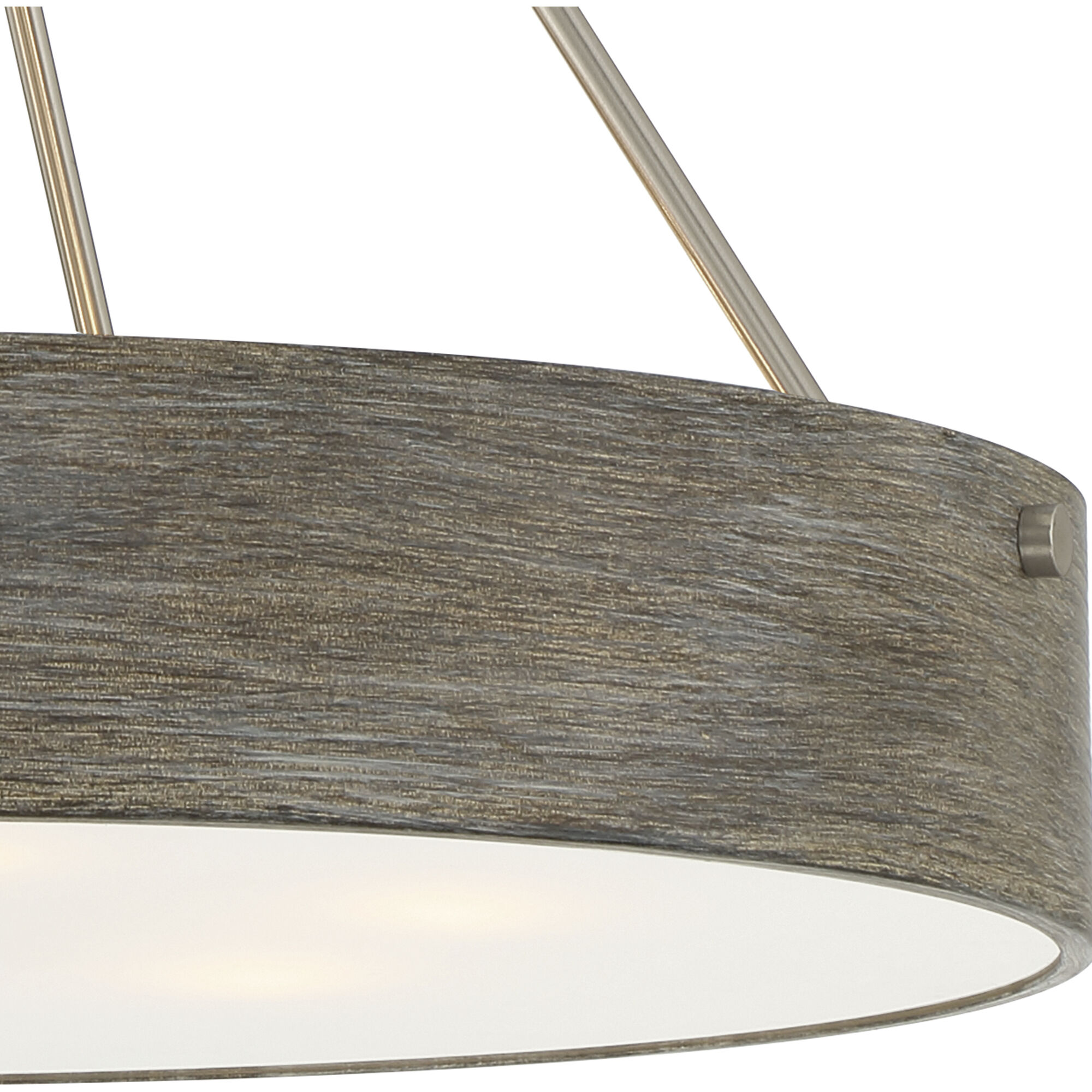 Erba 6 Light 24 inch Brushed Nickel Pendant Ceiling Light