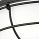 EnviroLite LED 16 inch Matte Black Flush Mount Ceiling Light