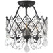 Ravina 3 Light 15 inch Vintage Bronze Semi-Flush Ceiling Light