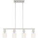 Cedar Lane 4 Light 31 inch Brushed Nickel Island Light Ceiling Light 