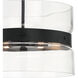 Midnight LA 6 Light 16 inch Matte Black Pendant Ceiling Light