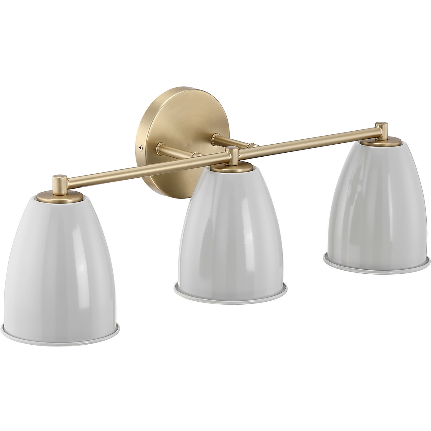 Biba 3 Light 24 inch Brushed Gold Vanity Light Wall Light