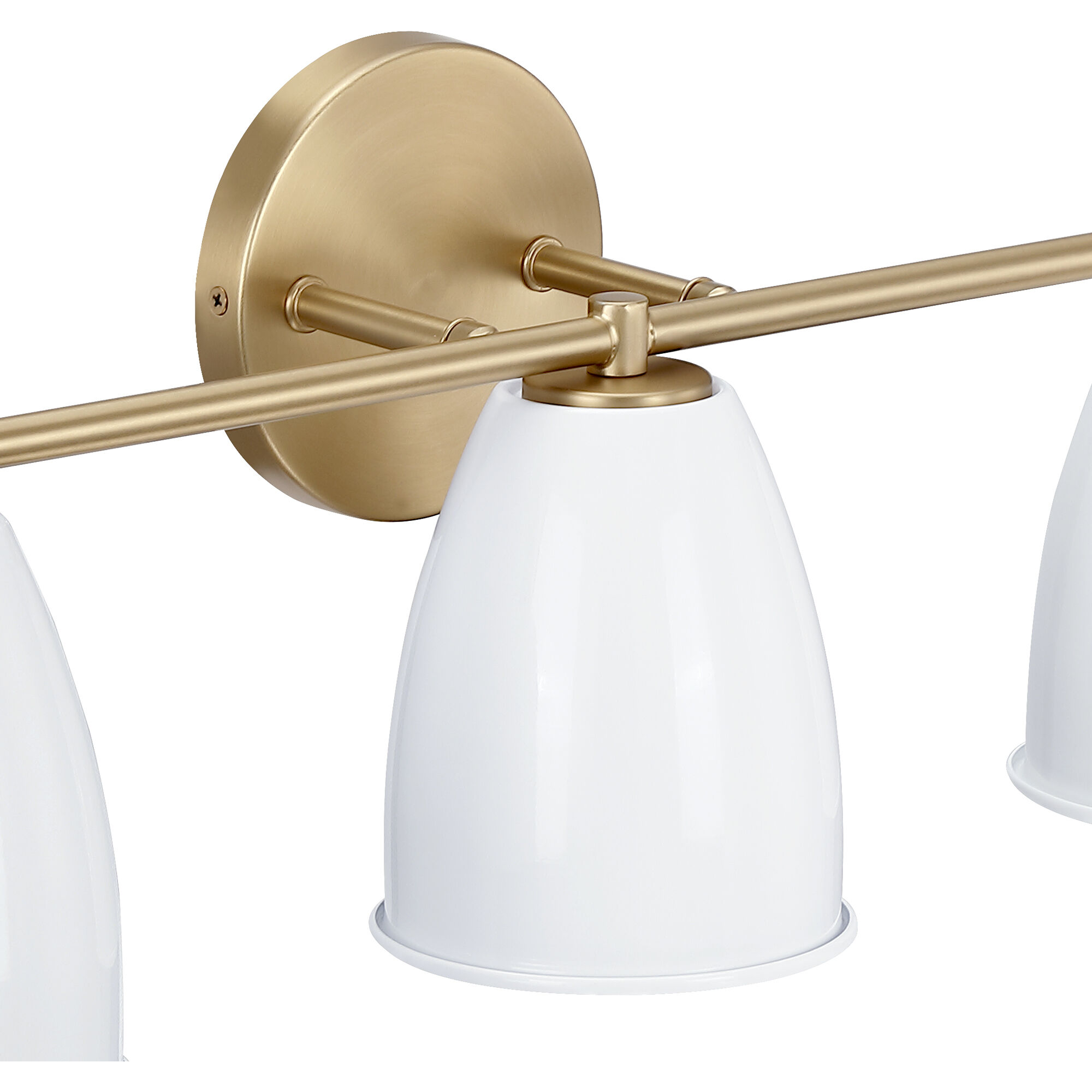 Biba 3 Light 24 inch Brushed Gold Vanity Light Wall Light