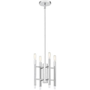 Jessa 4 Light 10 inch Chrome Mini Pendant Ceiling Light