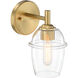 Summer Jazz 1 Light 5.5 inch Brushed Gold Wall Sconce Wall Light
