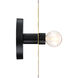 Harmoni 1 Light 9 inch Matte Black Wall Sconce Wall Light