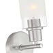Cedar Lane 1 Light 6 inch Brushed Nickel Vanity Light Wall Light