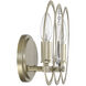 Hutton 2 Light 15.5 inch Sterling Gold Bath Bar Wall Light