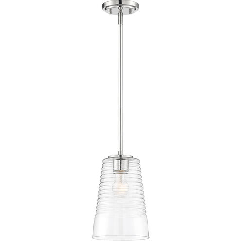 Ingo 1 Light 8 inch Polished Nickel Pendant Ceiling Light