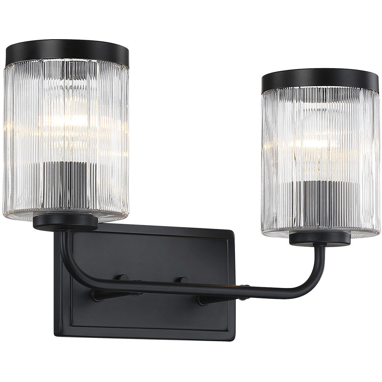 Aspen LED 16 inch Matte Black Vanity Wall Light