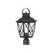 Belmont 1 Light 8 inch Black Outdoor Hanging Lantern