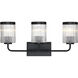 Aspen LED 24 inch Matte Black Vanity Wall Light