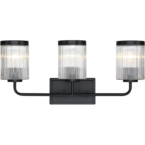 Aspen LED 24 inch Matte Black Vanity Wall Light