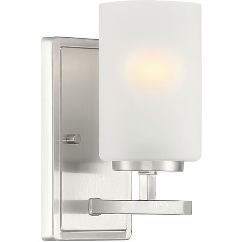 Carmine 1 Light 6 inch Brushed Nickel Vanity Light Wall Light