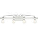 Ravella 3 Light 33.25 inch Polished Nickel Bath Bar Wall Light