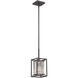 Linares 1 Light 6.5 inch Vintage Bronze Mini Pendant Ceiling Light
