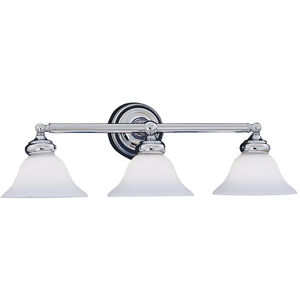 Opal Essence 3 Light 26.5 inch Chrome Bath Bar Wall Light