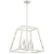 Rhode 8 Light 20 inch Coastal Weathered White Foyer Light Ceiling Light