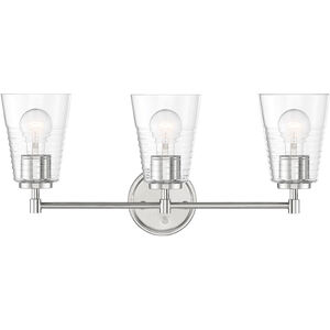 Ingo 3 Light 24 inch Polished Nickel Vanity Light Wall Light