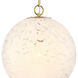 Wine Flower 1 Light 14 inch Brushed Gold Pendant Ceiling Light