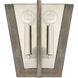 Westend 2 Light 9.5 inch Satin Platinum Wall Sconce Wall Light