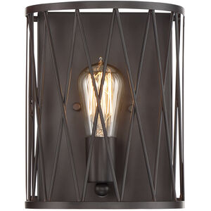 Arris 1 Light 8 inch Vintage Bronze Wall Sconce Wall Light