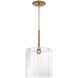 Haven LED 14 inch Old Satin Brass Pendant Ceiling Light
