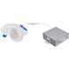 EnviroLite Integrated LED White Floating Gimbal in 4000K