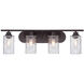 Gramercy Park 4 Light 31 inch Old English Bronze Bath Bar Wall Light