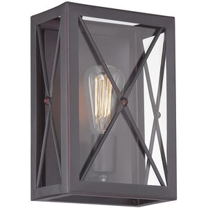 High Line 1 Light 7.5 inch Satin Bronze Wall Sconce Wall Light
