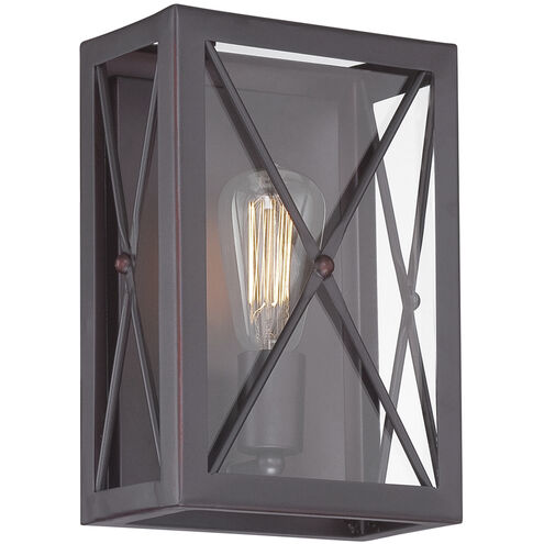 High Line 1 Light 7.5 inch Satin Bronze Wall Sconce Wall Light