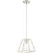 Rhode 1 Light 9.25 inch Coastal Weathered White Mini Pendant Ceiling Light