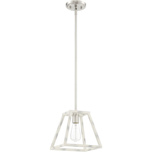 Rhode 1 Light 9.25 inch Coastal Weathered White Mini Pendant Ceiling Light