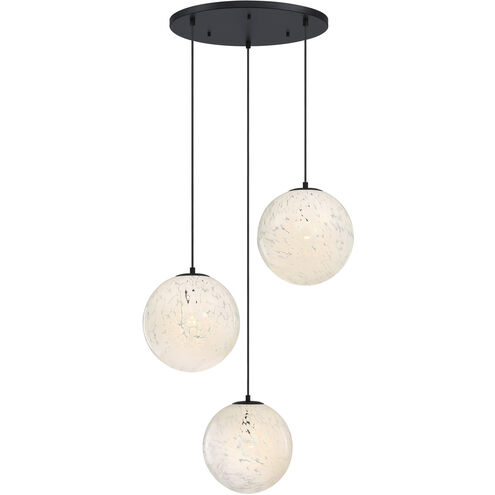 Circo LED 28 inch Matte Black Chandelier Ceiling Light