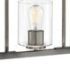 Liam 5 Light 42.75 inch Satin Copper Bronze Island Ceiling Light