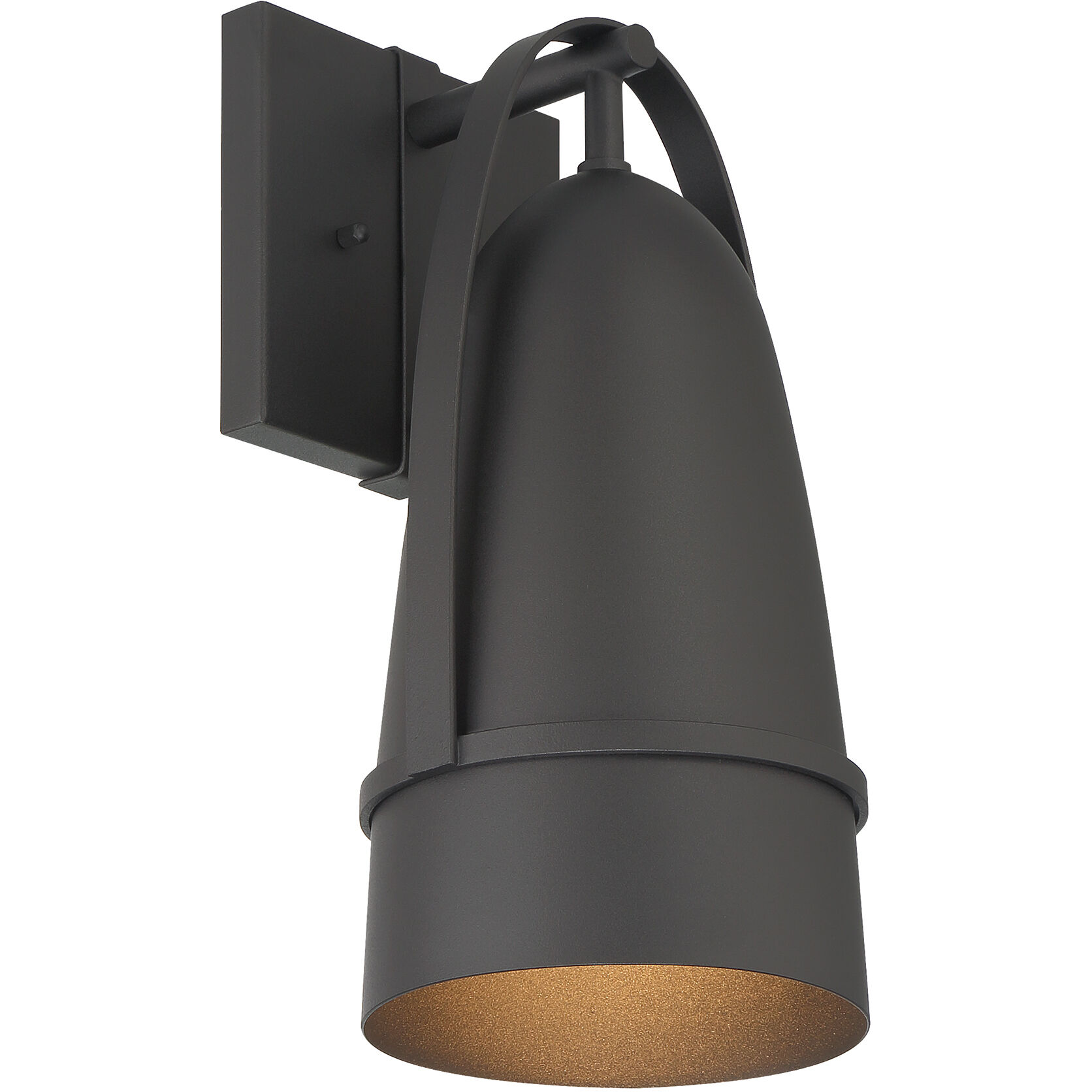 Rue 1 Light 14 inch Black Exterior Wall Lantern