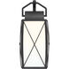Fairlington 1 Light 17 inch Black Outdoor Wall Lantern