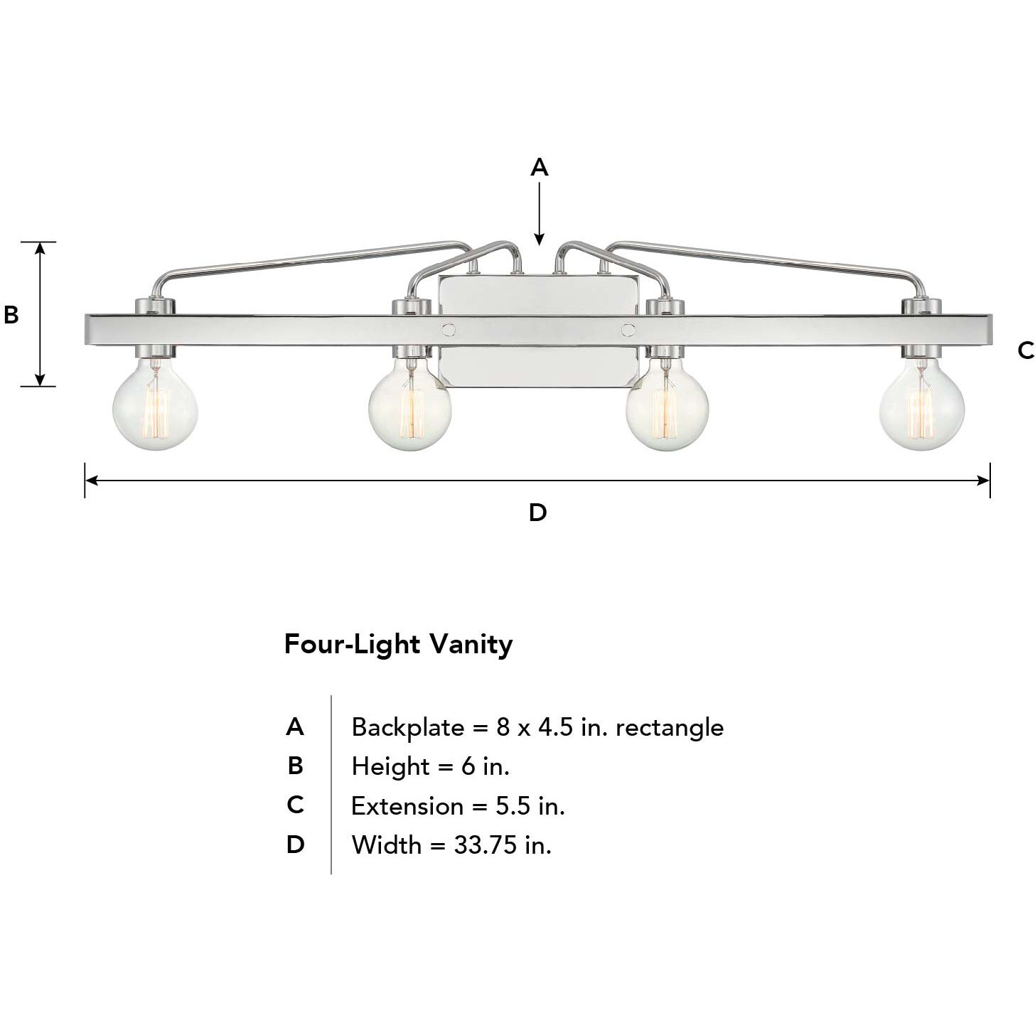 Ravella 3 Light 33.25 inch Polished Nickel Bath Bar Wall Light