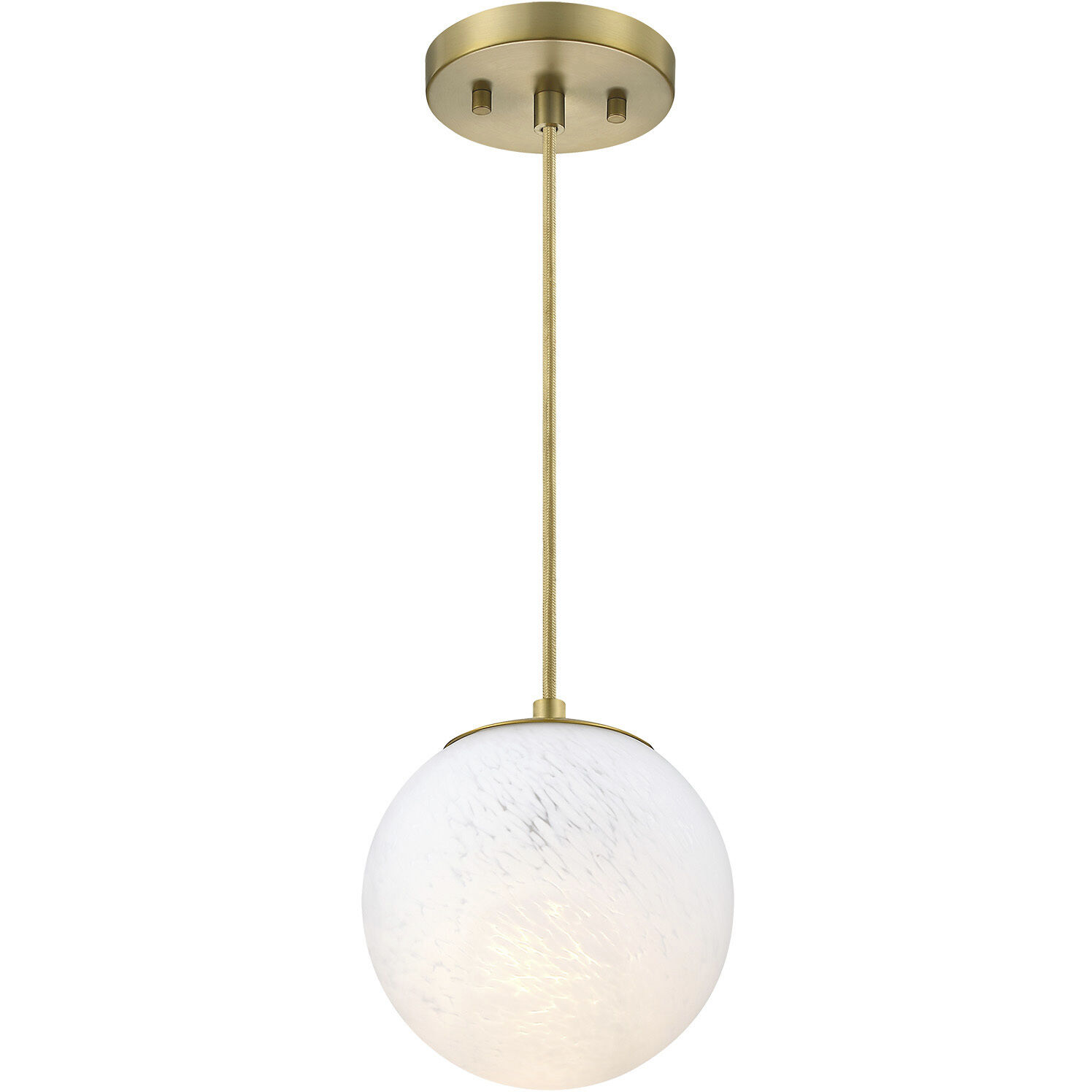 Pixie LED 7 inch Brushed Gold Pendant Ceiling Light
