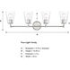 Ingo 4 Light 33.5 inch Polished Nickel Vanity Light Wall Light